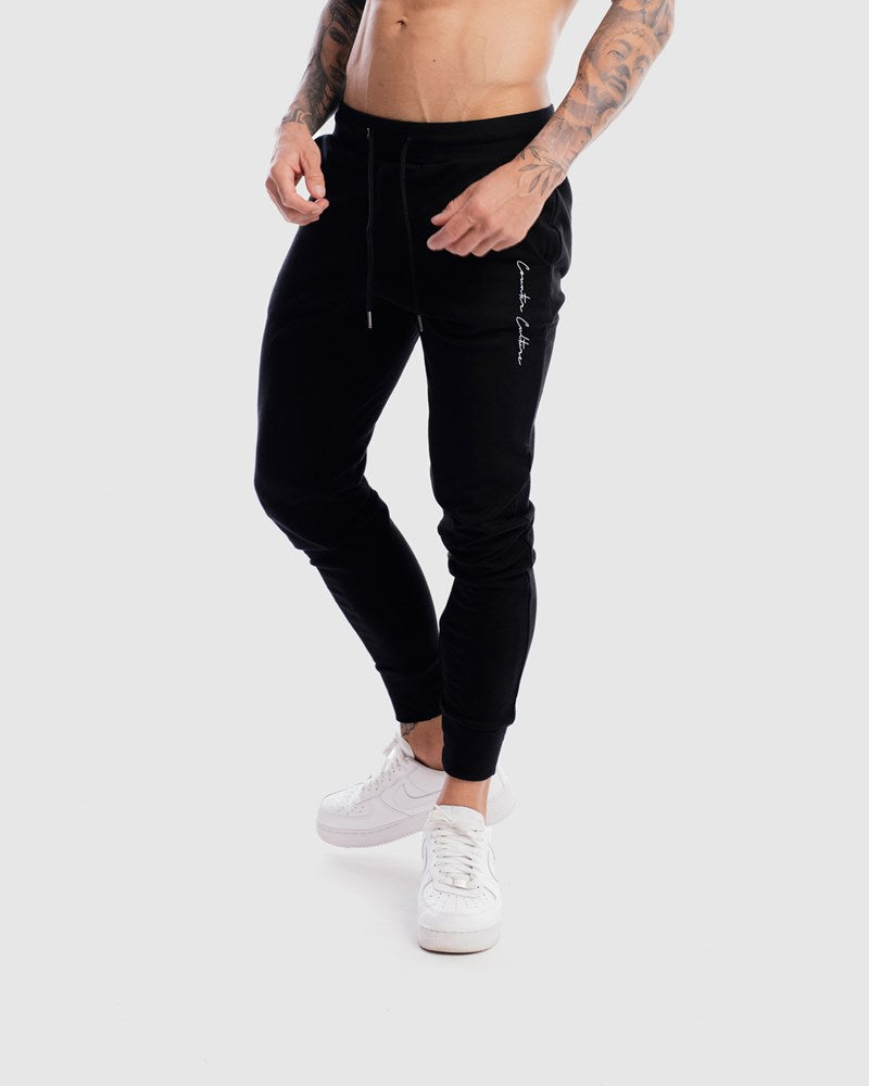 Autograph Embroidery Track Pant