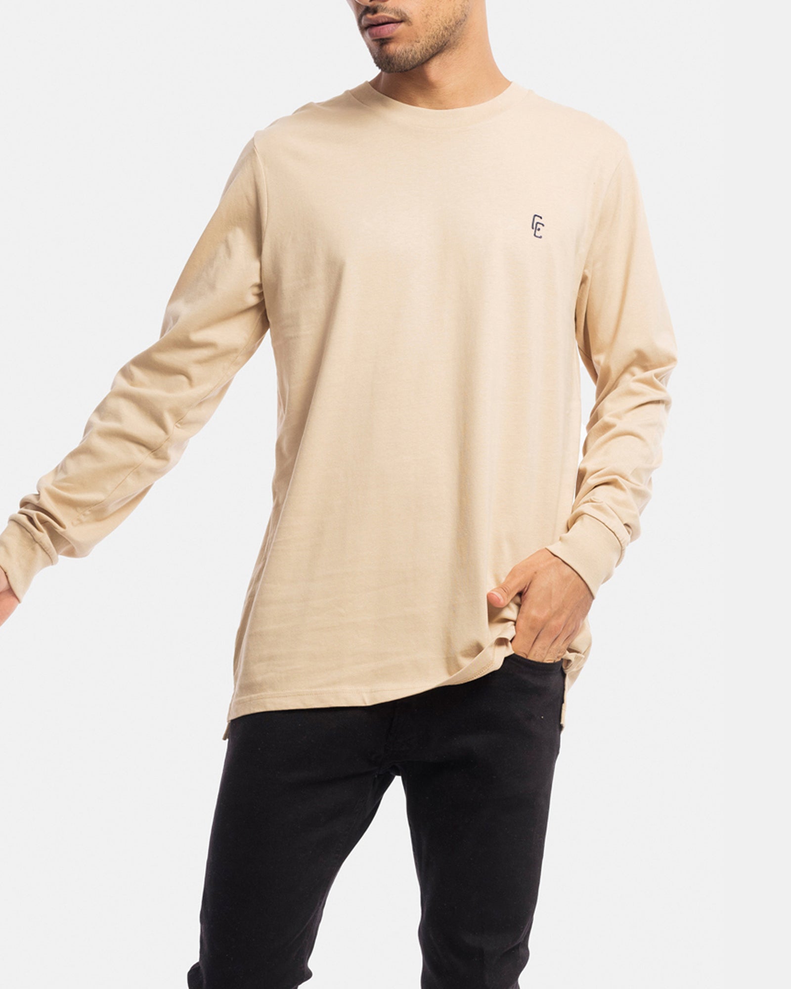 Cypher Embroidery Long Sleeve Tee