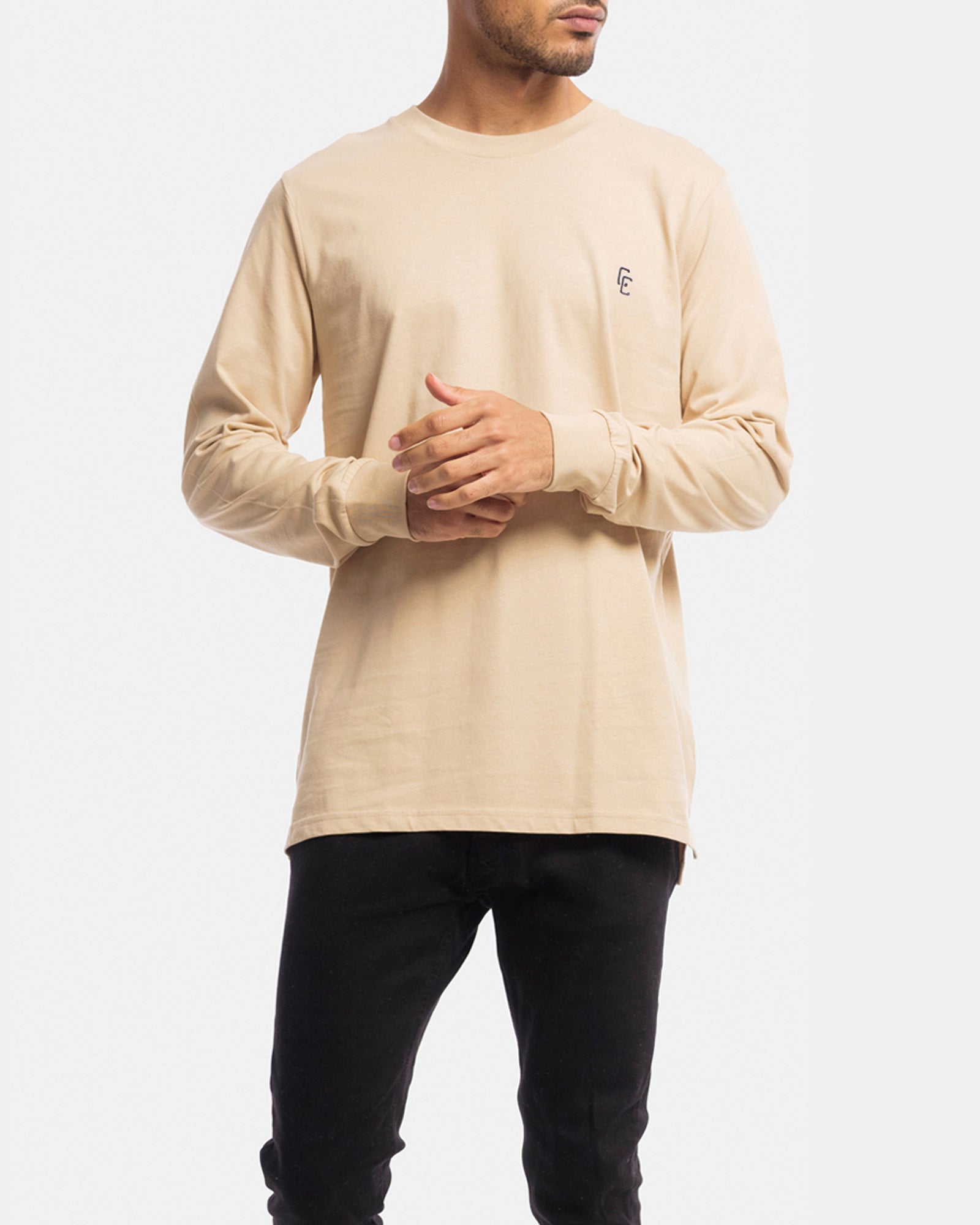 Cypher Embroidery Long Sleeve Tee