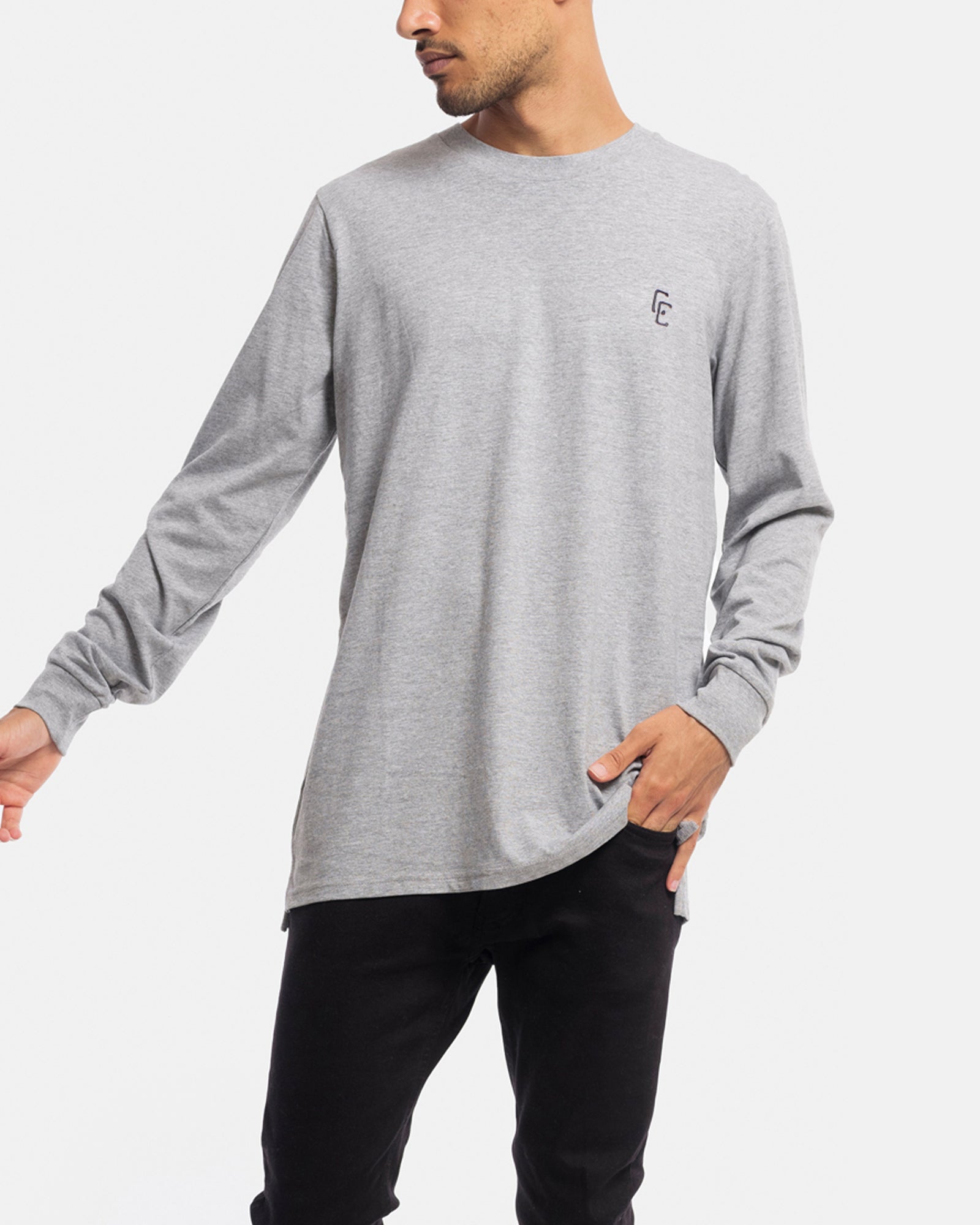 Cypher Embroidery Long Sleeves Tee