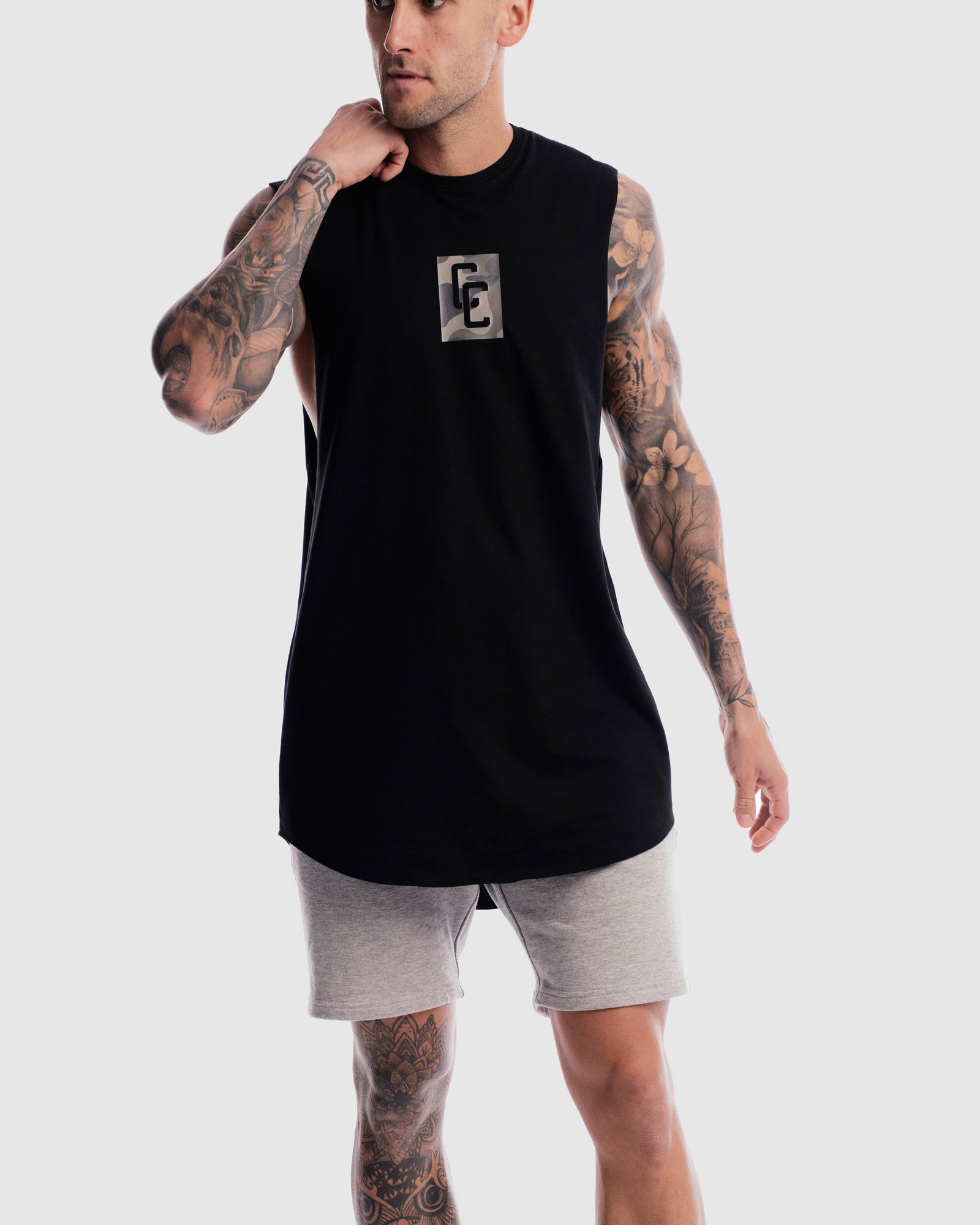 Combat Cryptic Curved Hem Tank