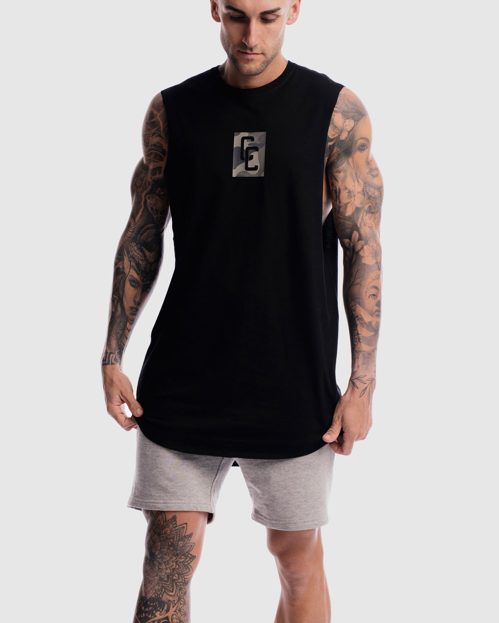 Combat Cryptic Curved Hem Tank