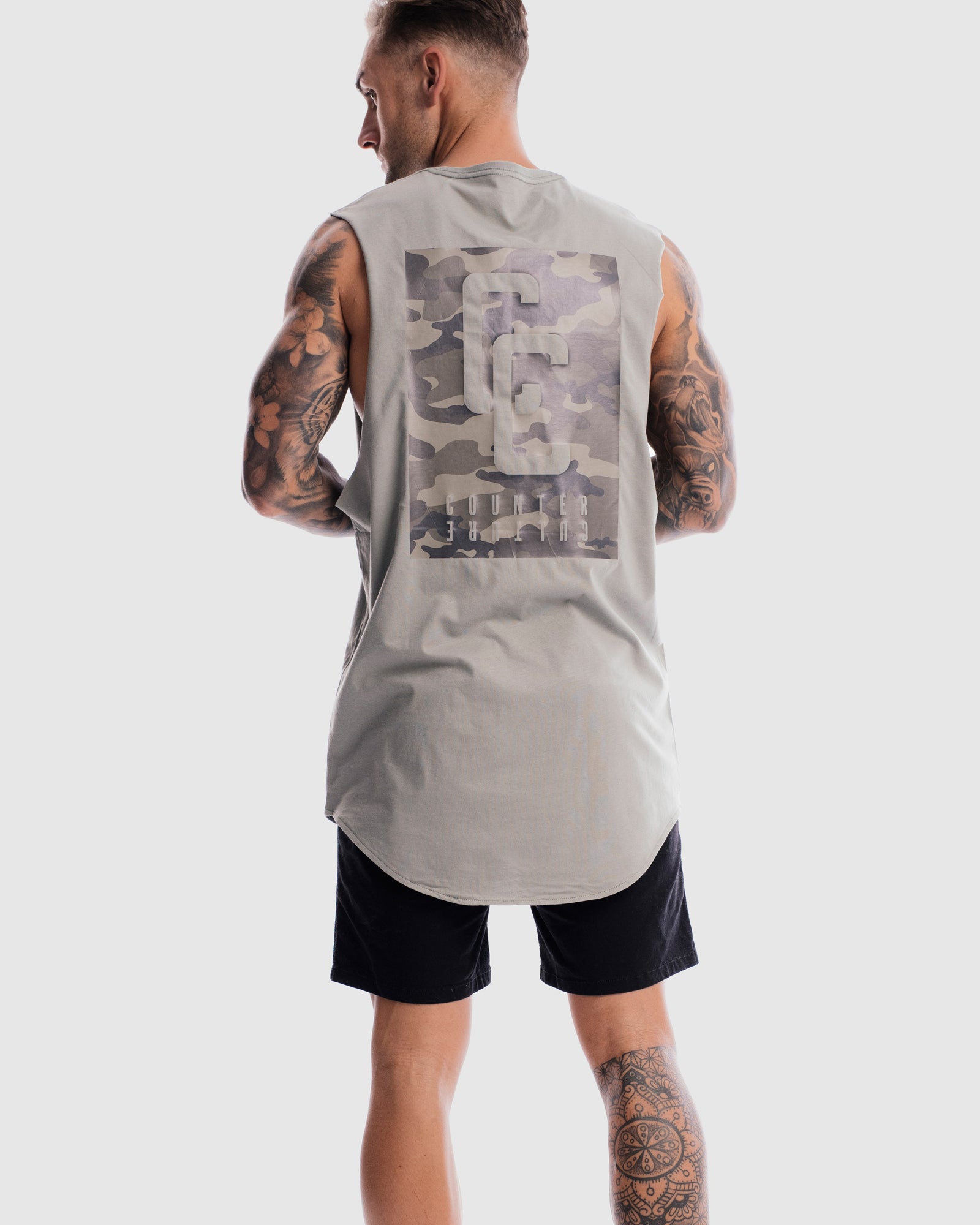 Combat Cryptic Curved Hem Tank