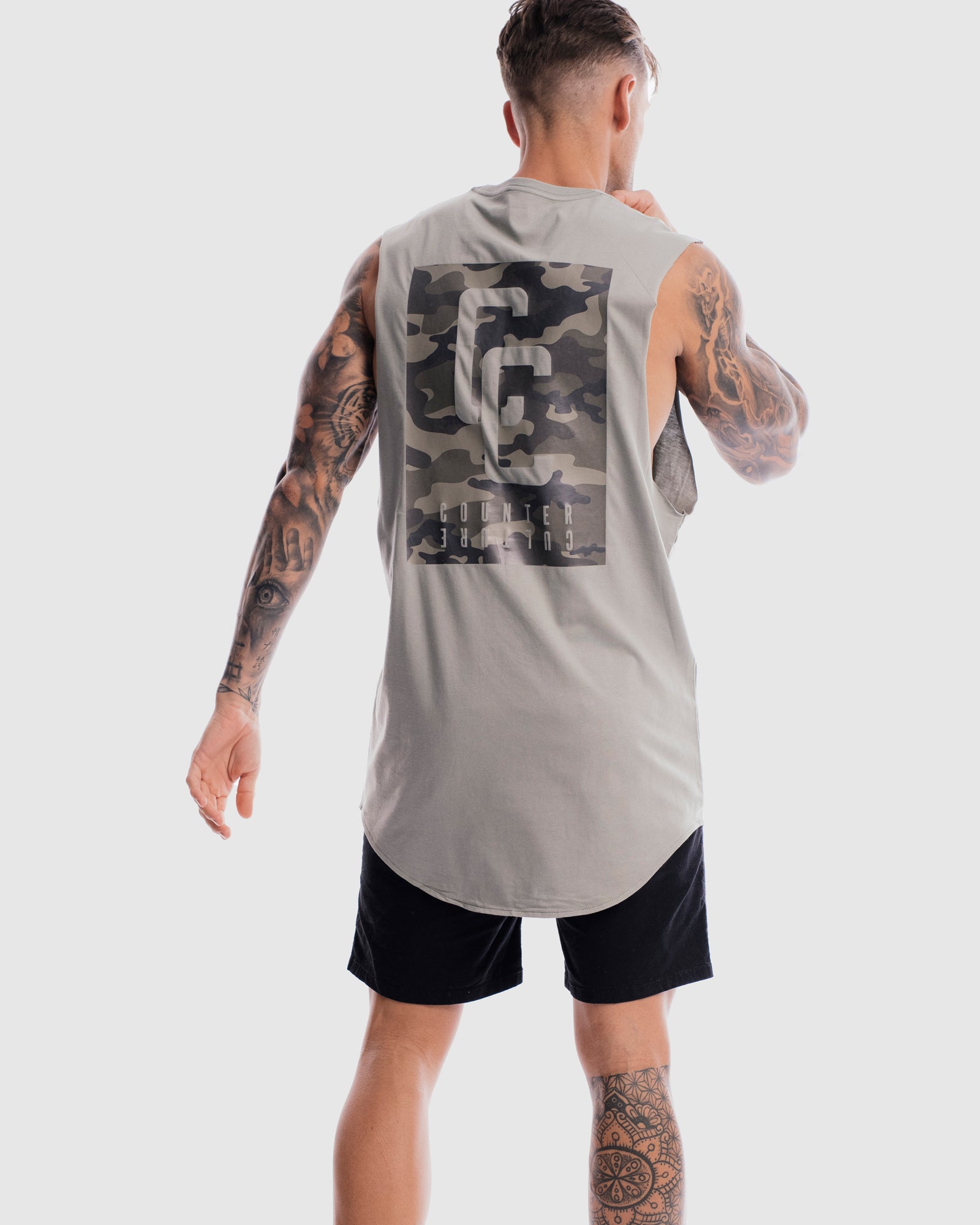 Combat Cryptic Curved Hem Tank