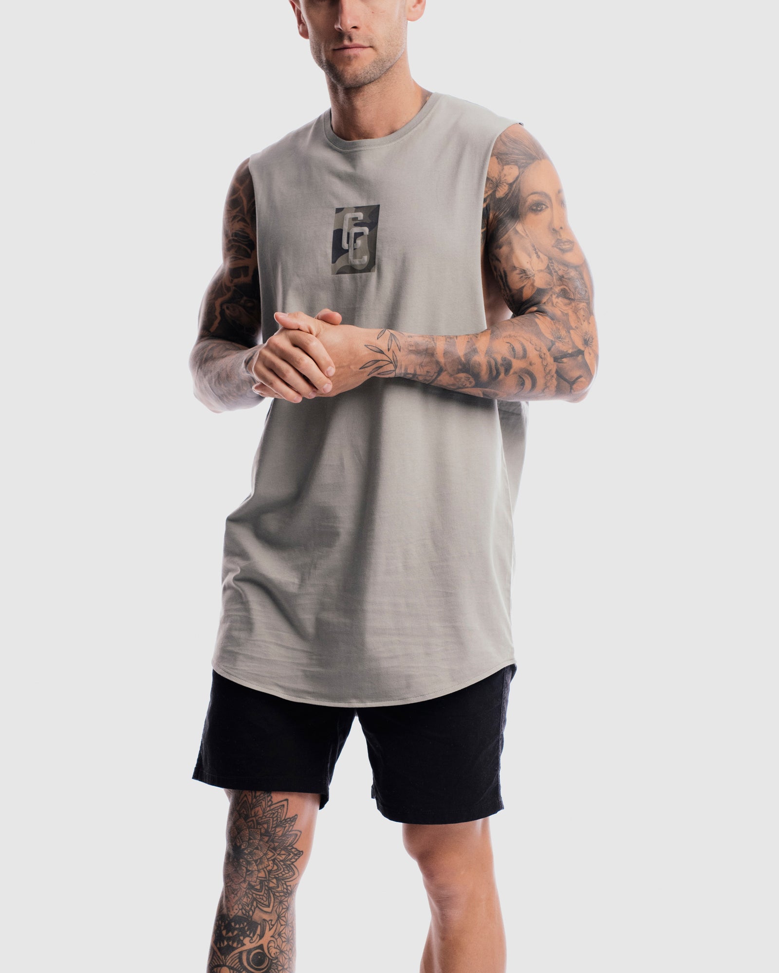 Combat Cryptic Curved Hem Tank