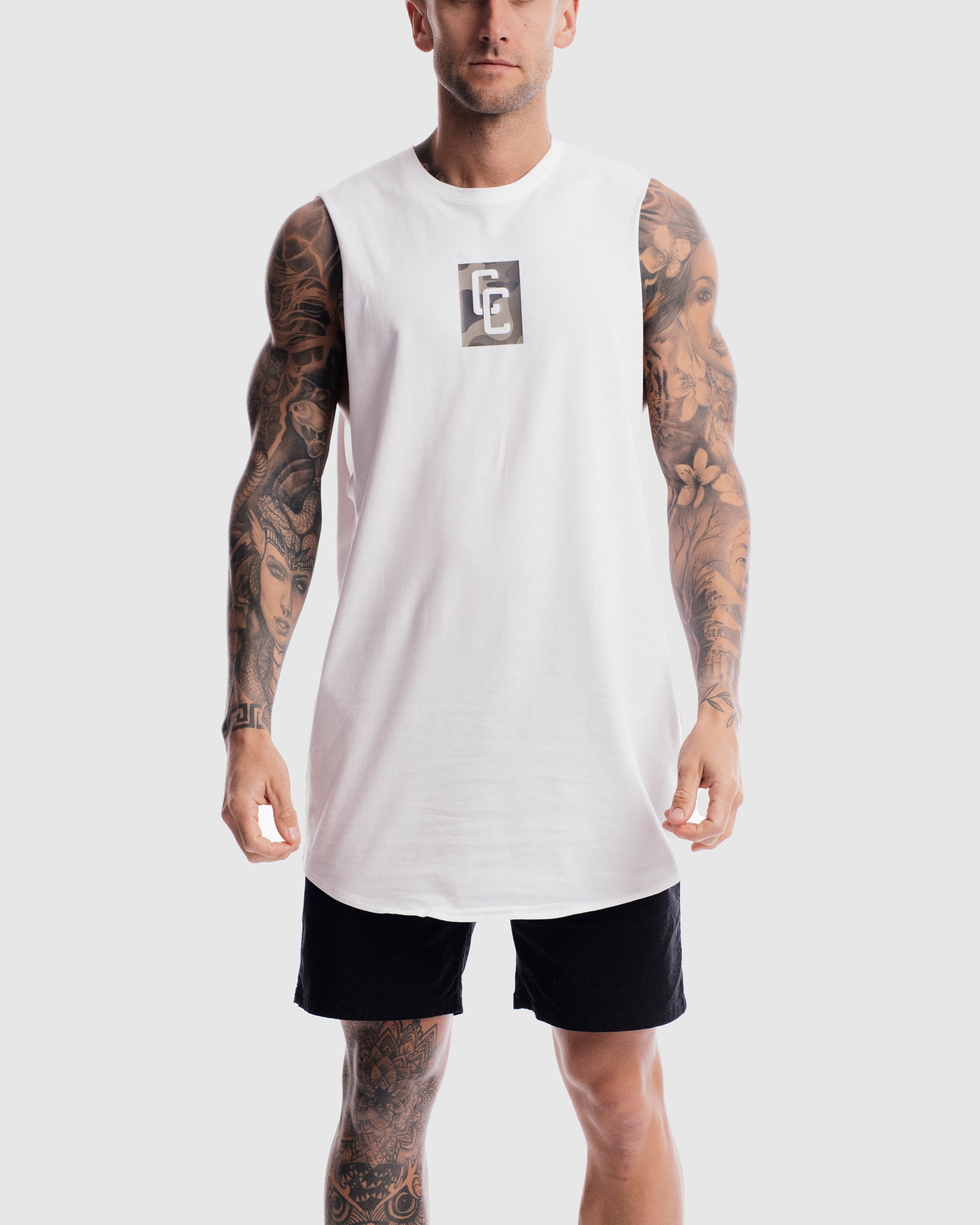 Combat Cryptic Curved Hem Tank