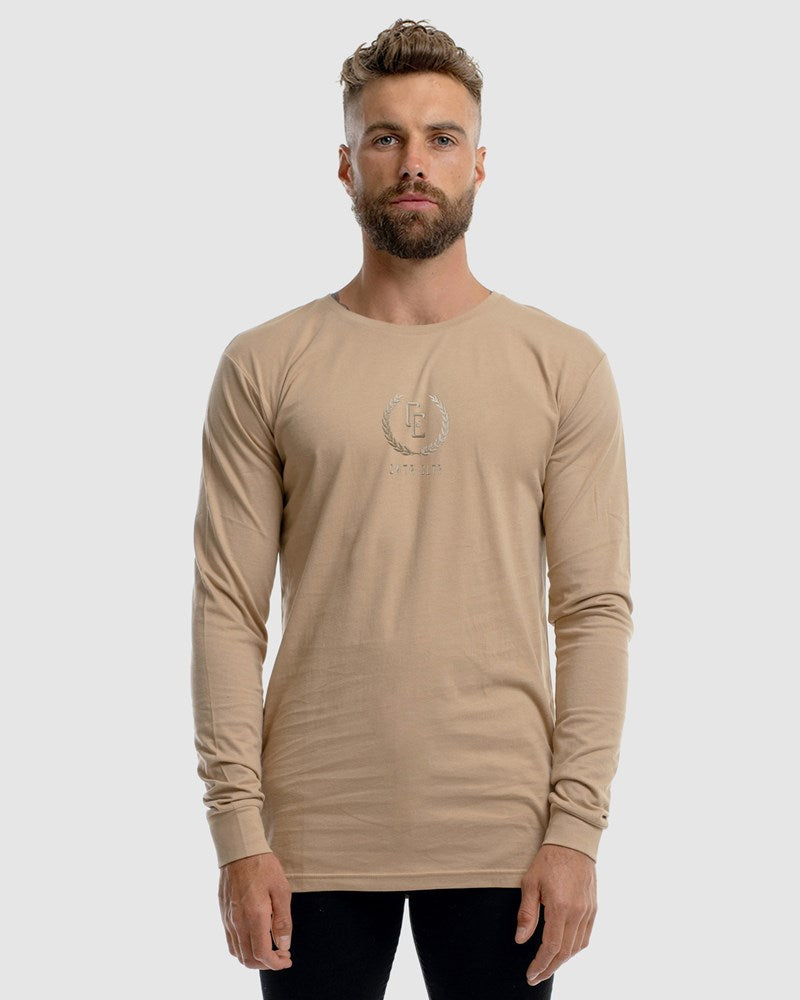 Garland Mono Embroidery Long Sleeves Tee