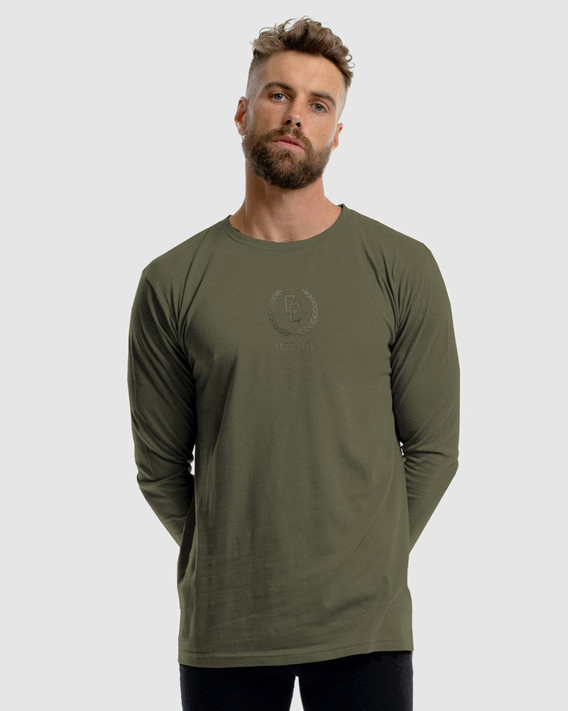Garland Mono Embroidery Long Sleeves Tee