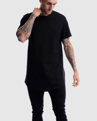 Absent Curved Hem Tee