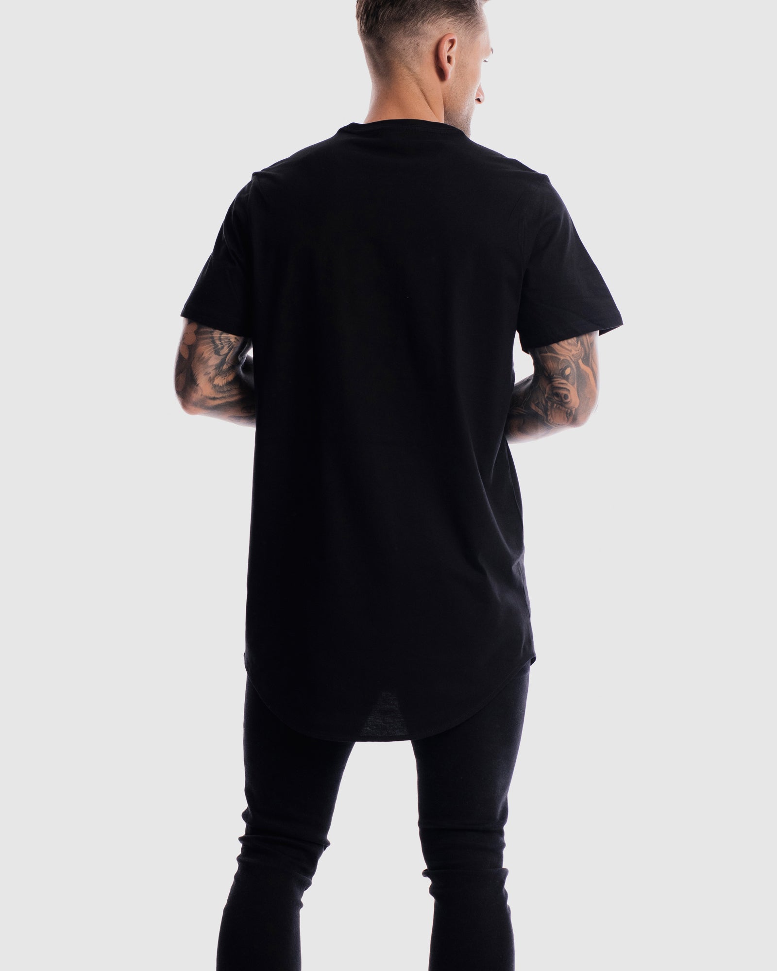 Absent Curved Hem Tee