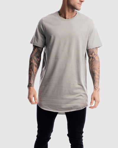 Absent Curved Hem Tee