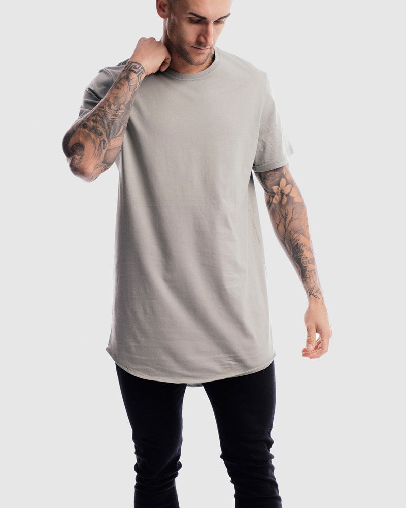 Absent Curved Hem Tee