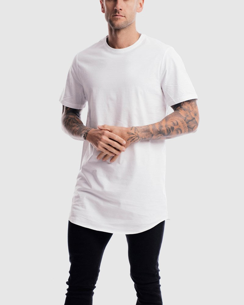 Absent Curved Hem Tee