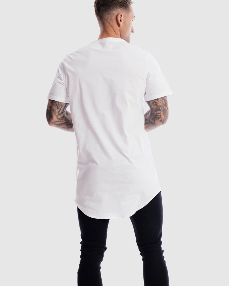 Absent Curved Hem Tee