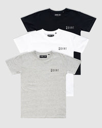 3-Pack Ethos Crest Tee