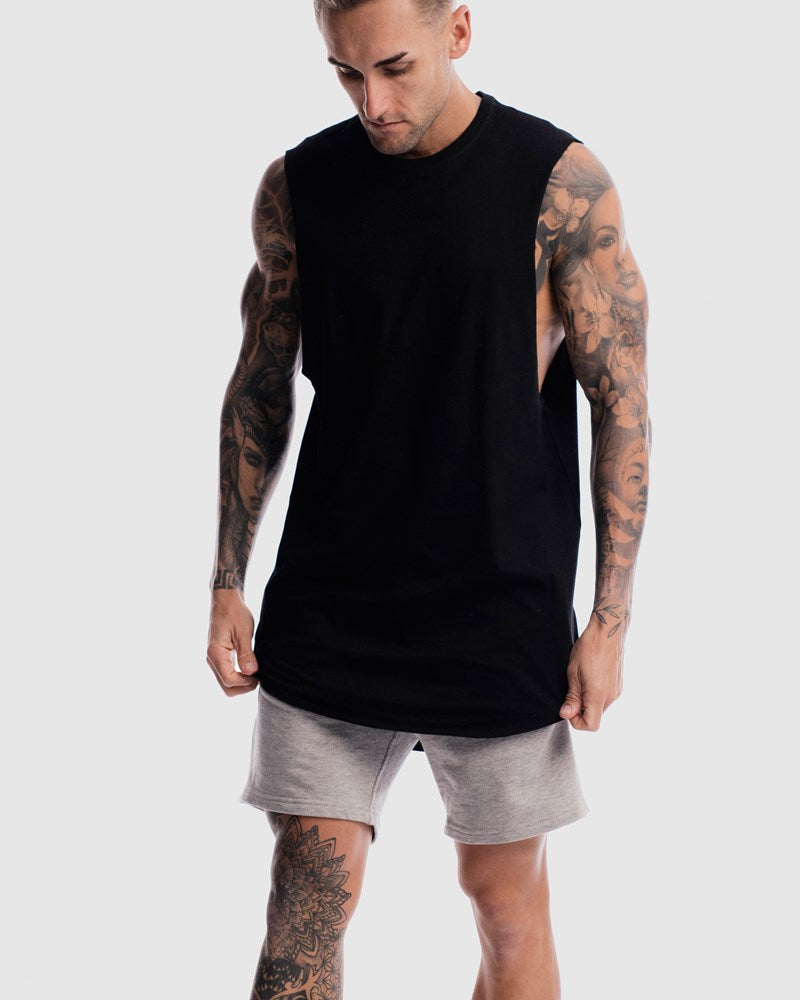 Devoid Premium Curved Hem Tank
