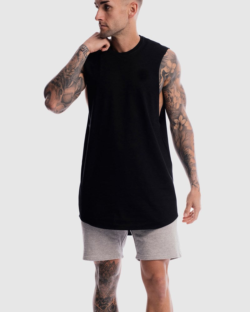 Devoid Premium Curved Hem Tank