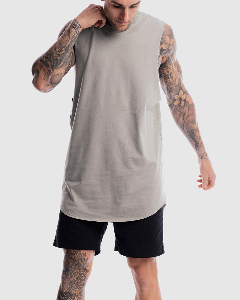 Devoid Premium Curved Hem Tank