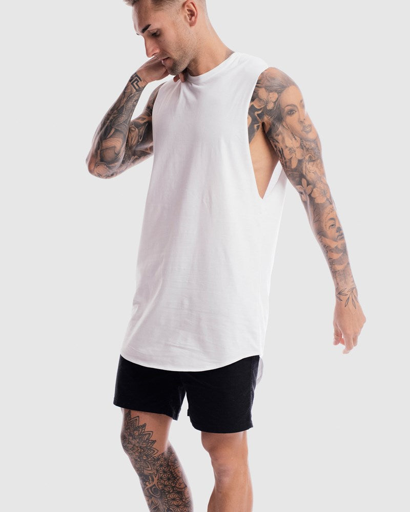 Devoid Premium Curved Hem Tank