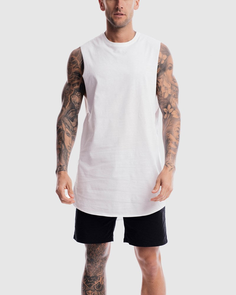 Devoid Premium Curved Hem Tank