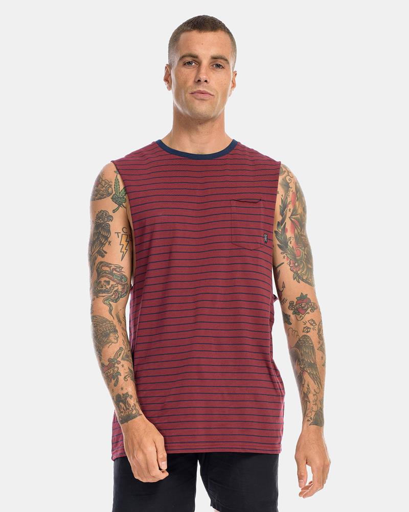 Superior Devoid Tank - Stripe Ox/Ink