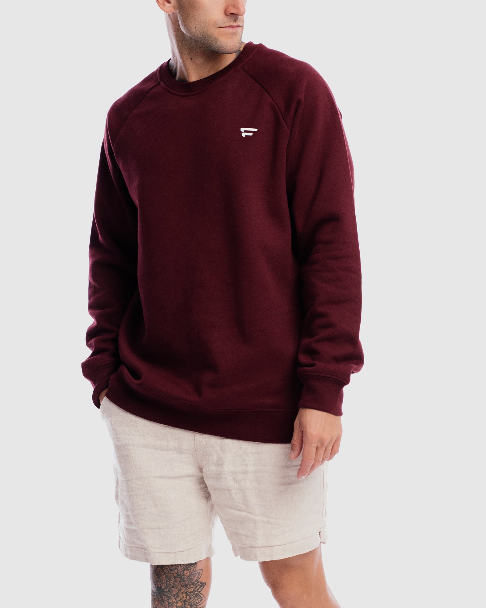 Performance Crest Rise Crewneck