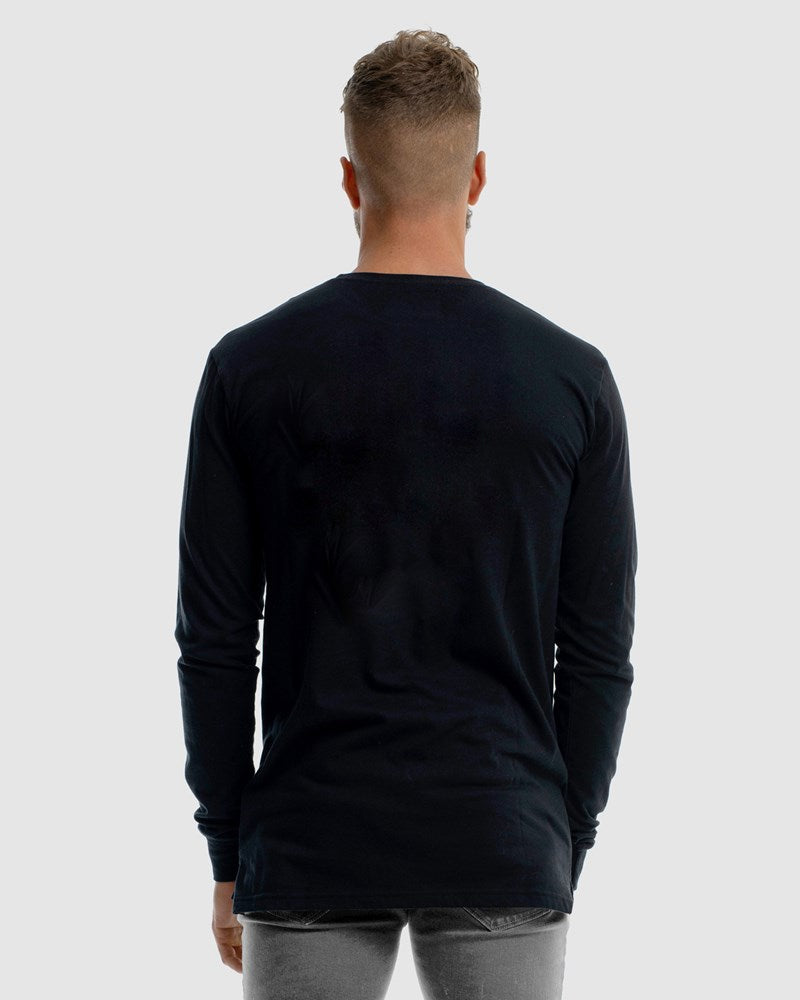 Performance Embroidery Long Sleeve Tee