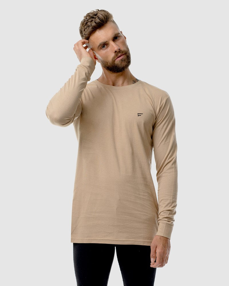 Performance Embroidery Long Sleeve Tee