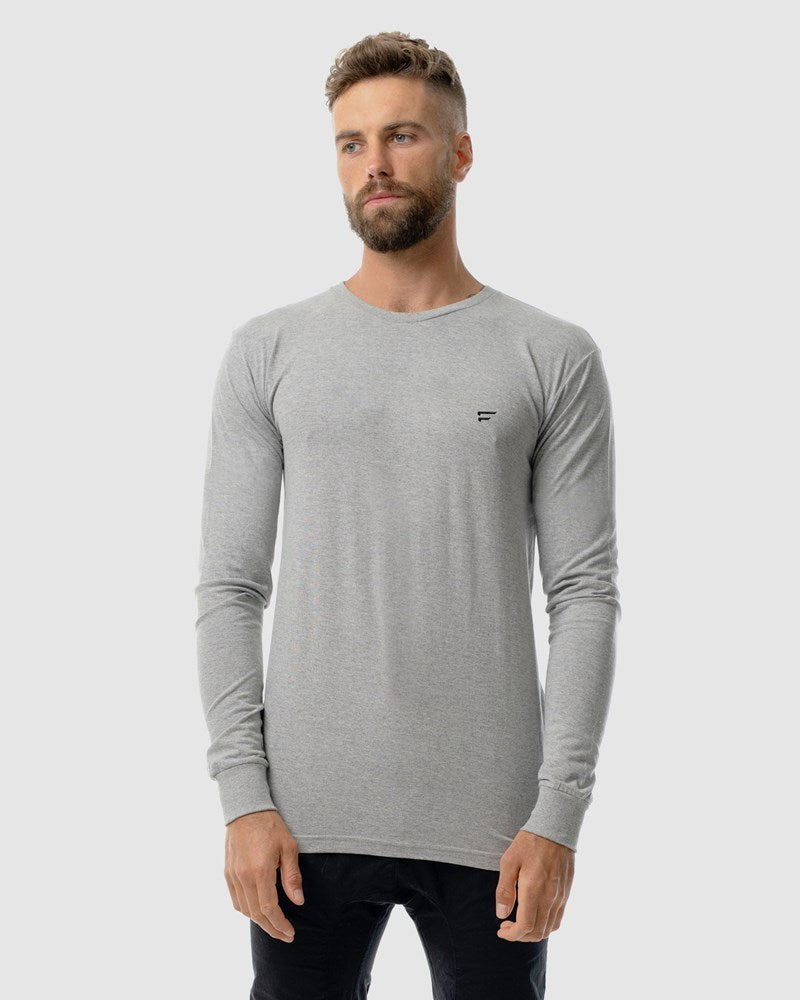 Performance Embroidery Long Sleeve Tee