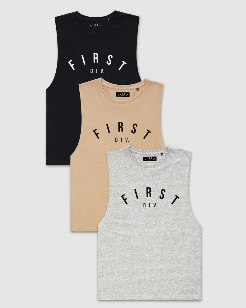 3-Pack Core Logo Tank