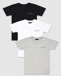 3-Pack Core Crest Tee