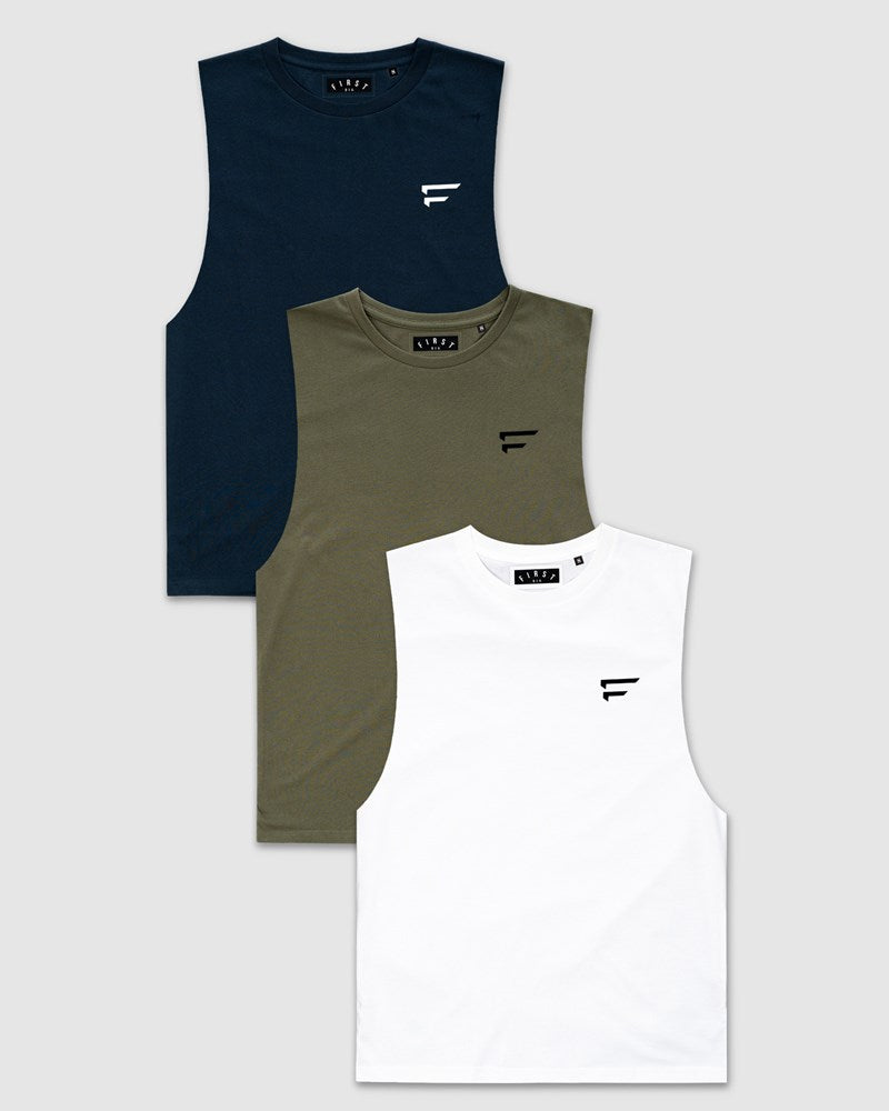 3-Pack Performance Crest Tank