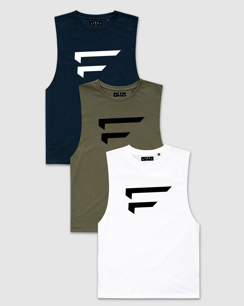 3-Pack Performance Logo Tank