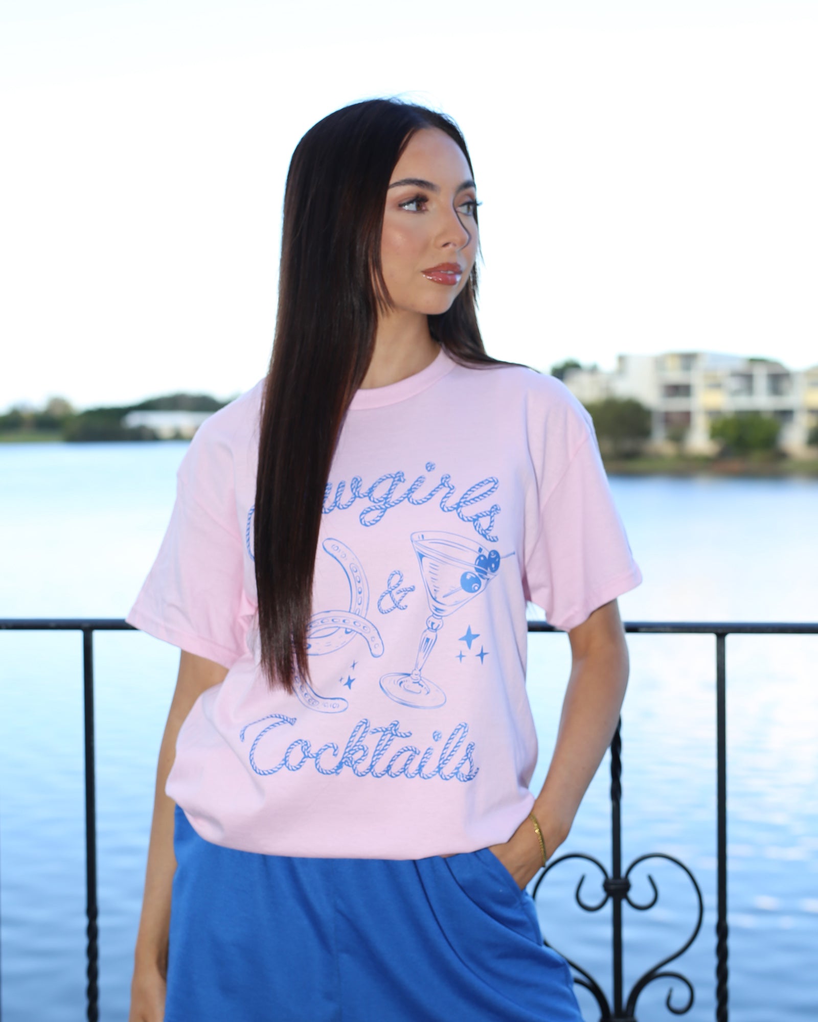 Cowgirls & Cocktails Tee