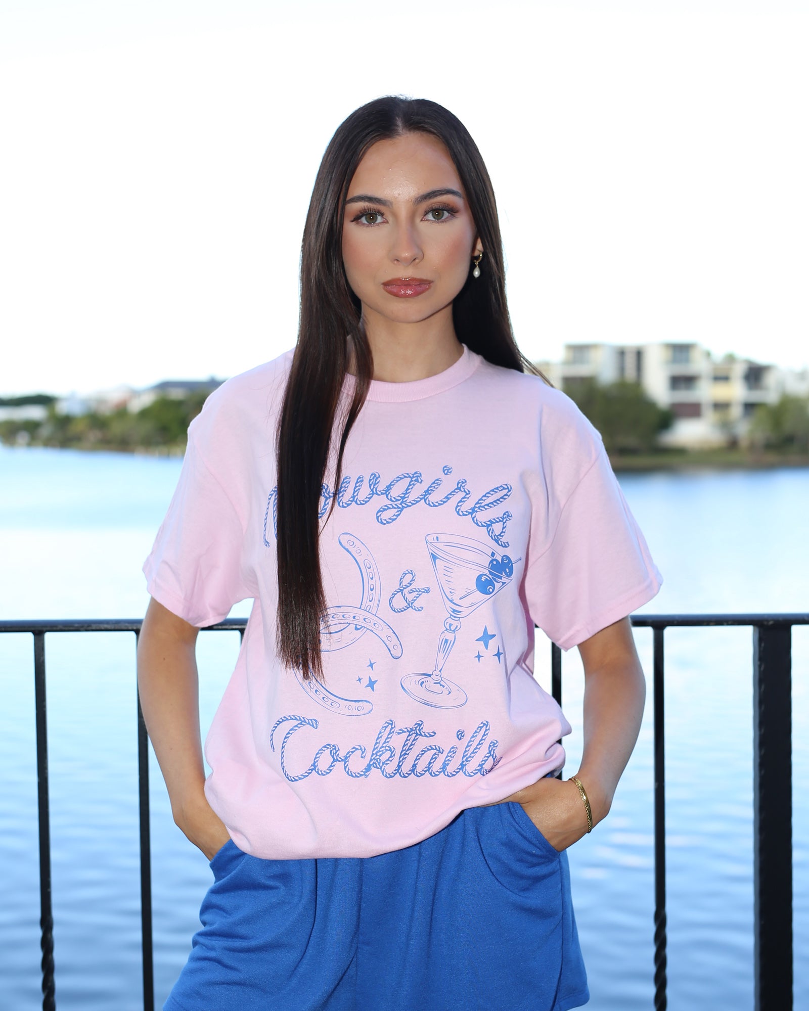 Cowgirls & Cocktails Tee