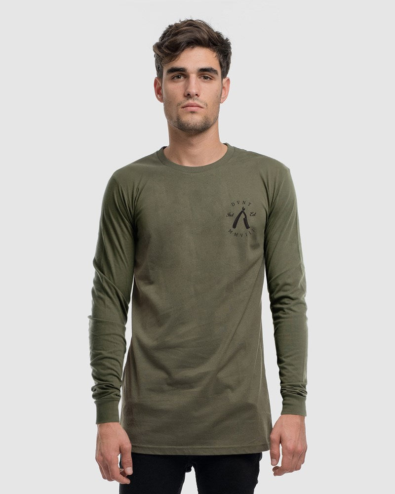 Rough Cuts Long Sleeve Tee