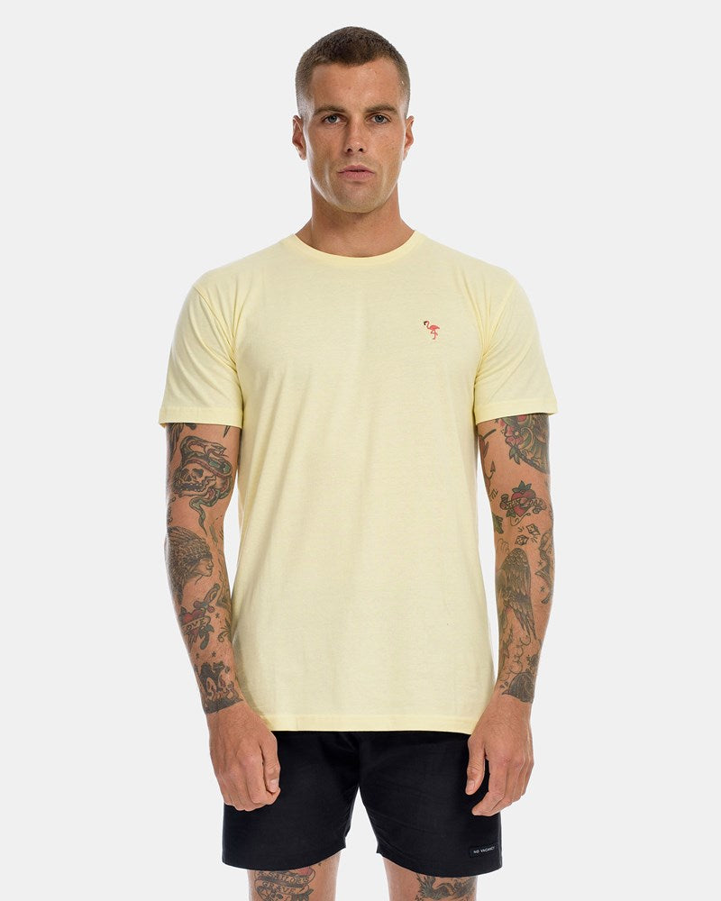Flamingo Embroidery Tee