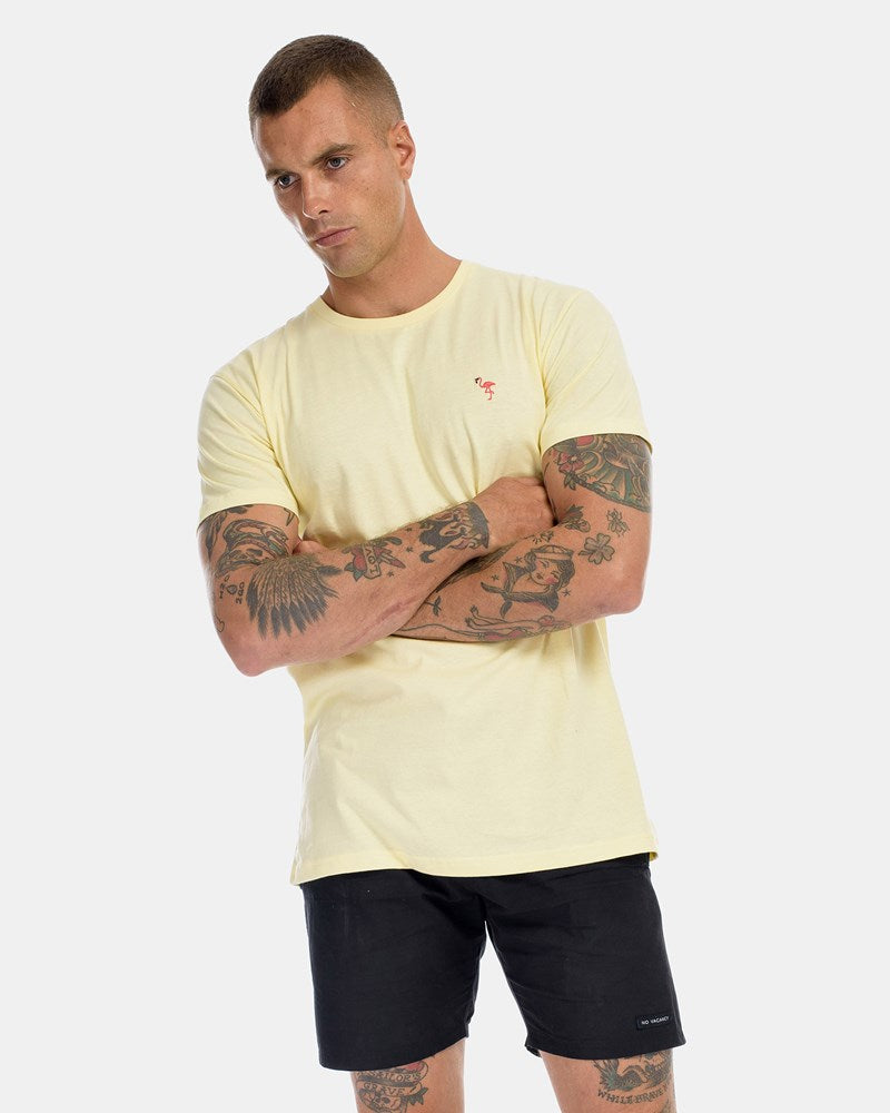 Flamingo Embroidery Tee