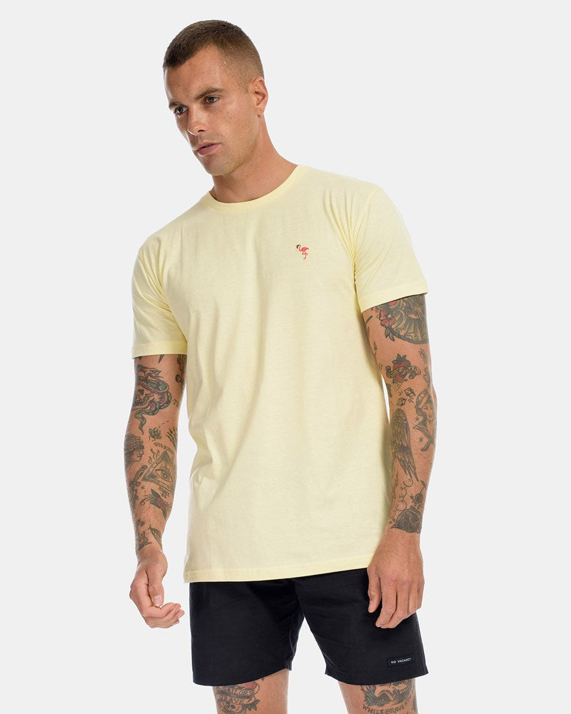 Flamingo Embroidery Tee
