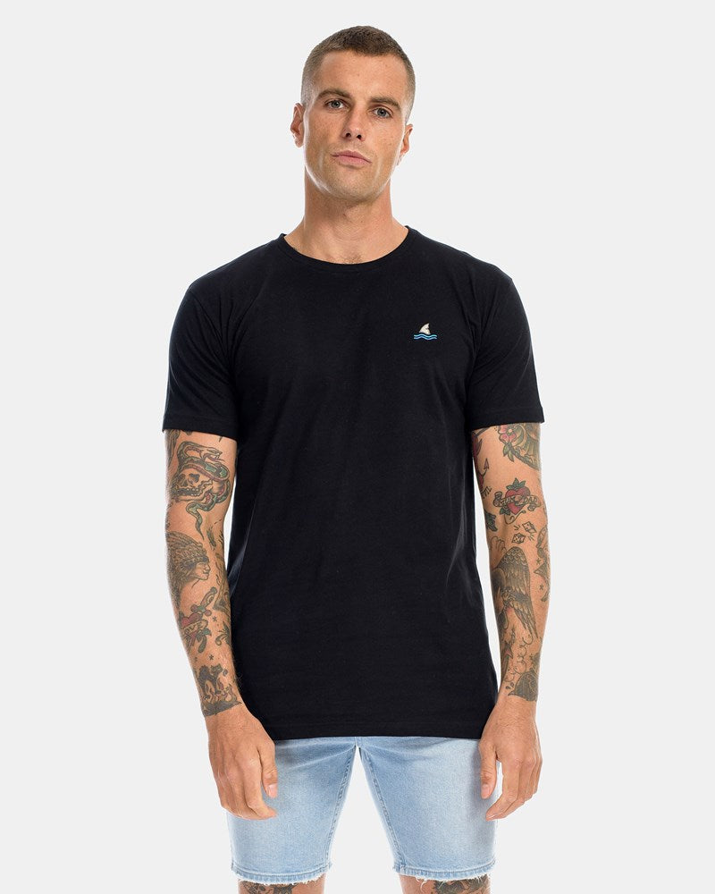 Shark Embroidery Tee