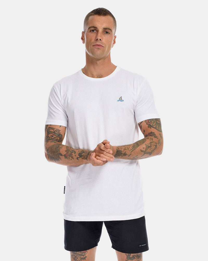 Shark Embroidery Tee