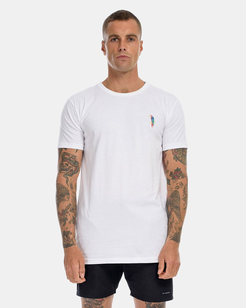 Parrot Embroidery Tee