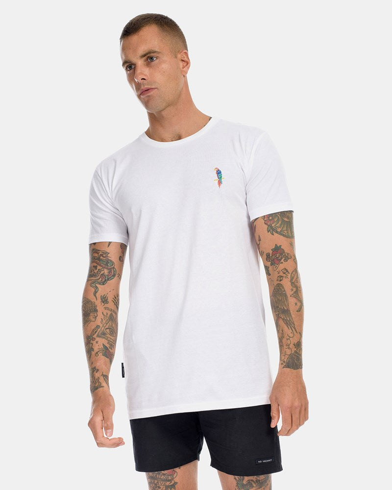 Parrot Embroidery Tee