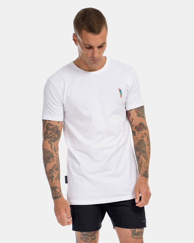 Parrot Embroidery Tee