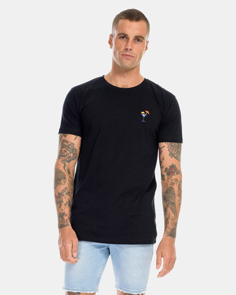 Martini Embroidery Tee