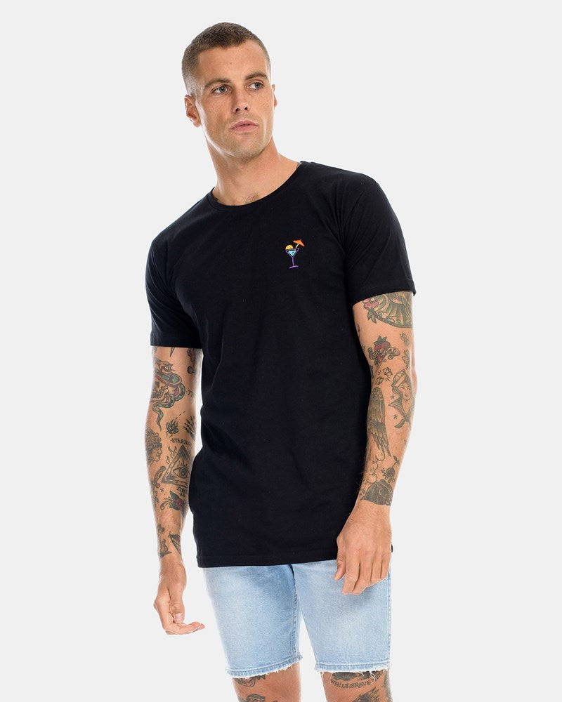 Martini Embroidery Tee