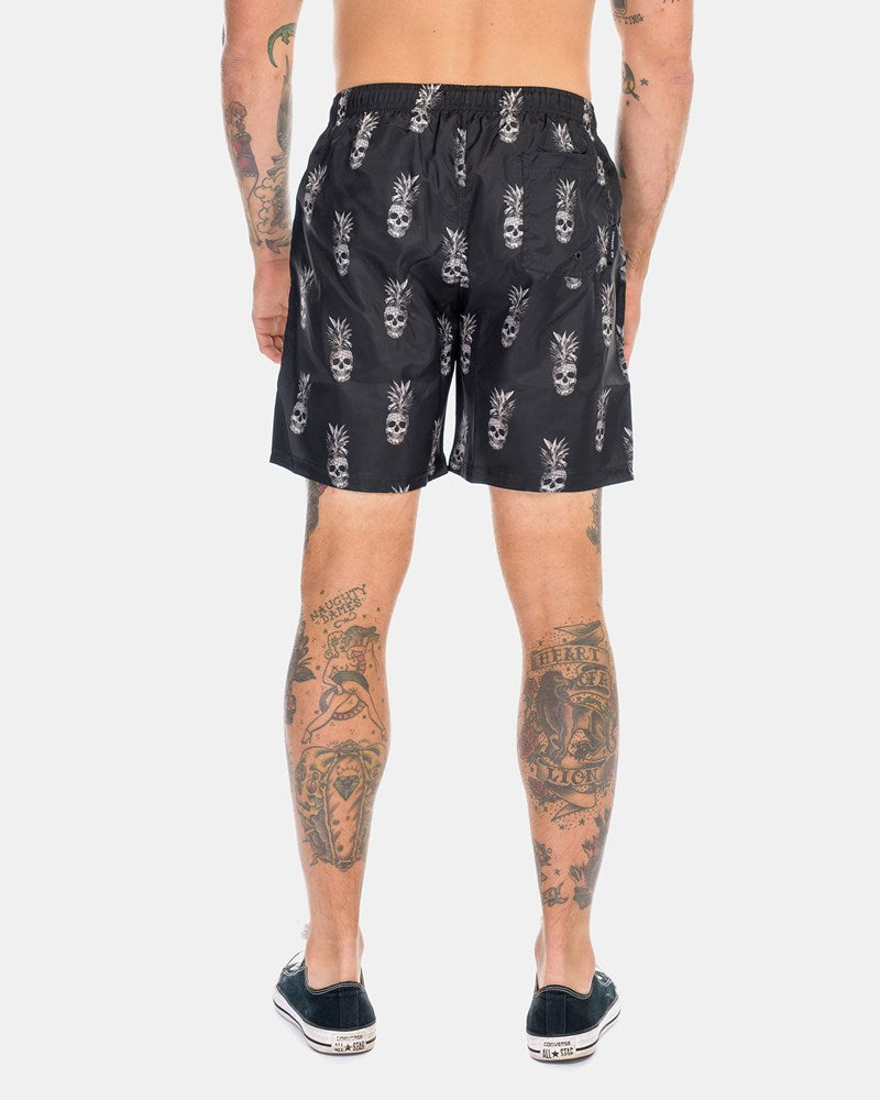 Pineapple Skull Swim Shorts