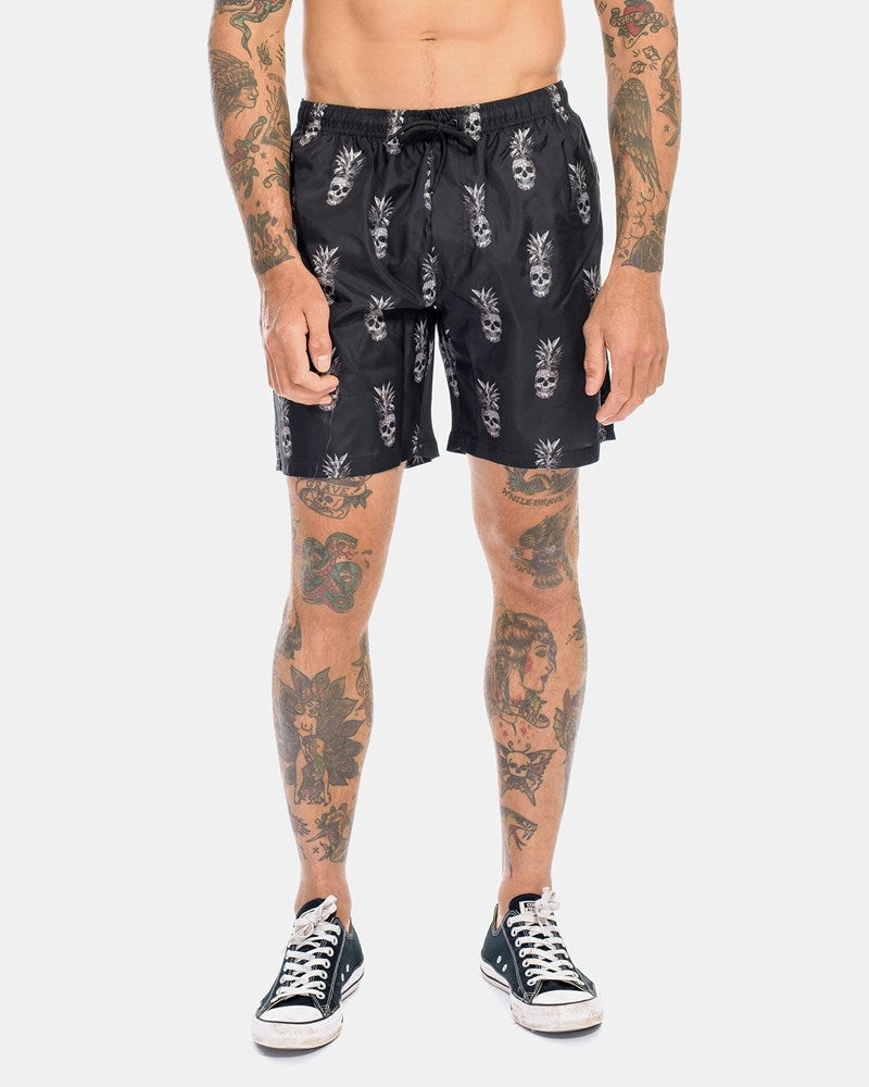 Pineapple Skull Swim Shorts