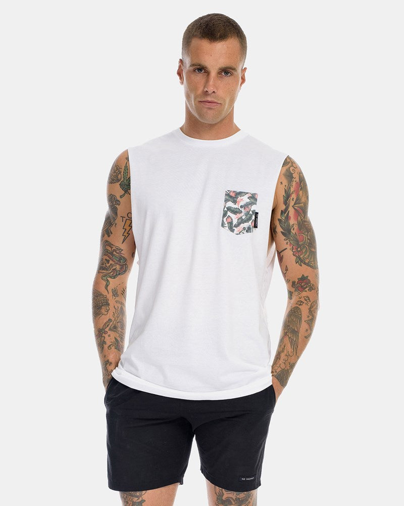 Floral Skull Tank