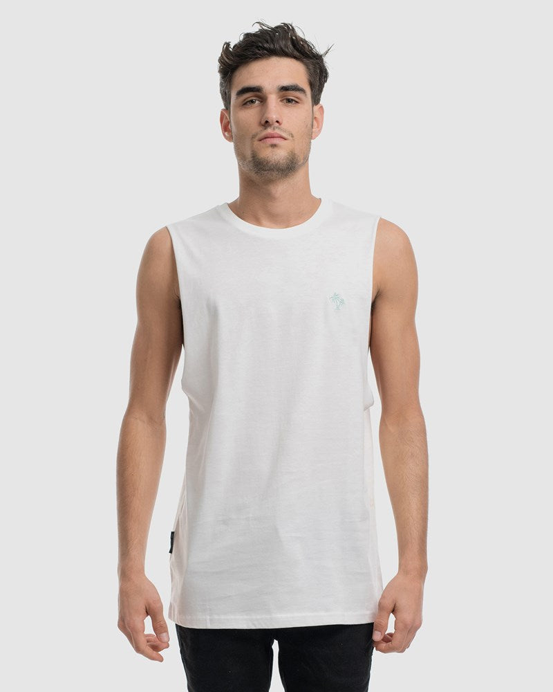 Palm Tree Embroidery Tank